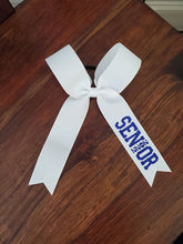 Load image into Gallery viewer, Long Tailed Bow with Name on Tail