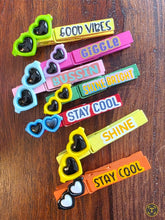 Load image into Gallery viewer, Cheer/Volleyball/Softball Clips with Sayings