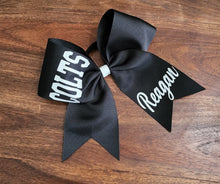 Load image into Gallery viewer, Cheer/Softball/Dance Bow with 2 Names.