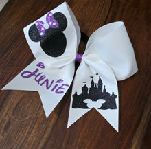 Load image into Gallery viewer, Mouse Cheer Bow with 1 Name