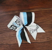 Load image into Gallery viewer, FULL Glitter Senior Cheer /Dance Bow with Year and Name
