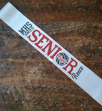 Load image into Gallery viewer, Volleyball Senior Sash with name