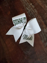 Load image into Gallery viewer, Cheer/Softball/Dance Bow with 2 Names.