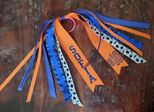 Load image into Gallery viewer, Soccer Spirit Ribbons/Hair Streamers with Name and Number