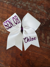 Load image into Gallery viewer, Cheer/Softball/Dance Bow with 2 Names.