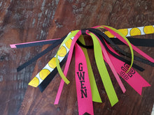 Load image into Gallery viewer, Softball Spirit Ribbons/Hair Streamers/with Name and Number