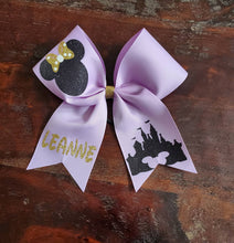 Load image into Gallery viewer, Mouse Cheer Bow with 1 Name