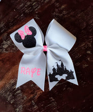 Load image into Gallery viewer, Mouse Cheer Bow with 1 Name