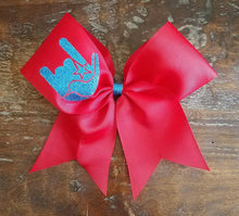 Load image into Gallery viewer, Cheer/Softball/Dance Bow with 1 Name