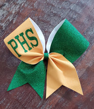 Load image into Gallery viewer, FULL Glitter Cheer/Dance/Competition Bow with 1 Name.
