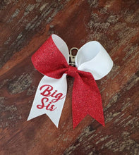 Load image into Gallery viewer, MINI Bow Key-chain with Half Glitter and 1 Name