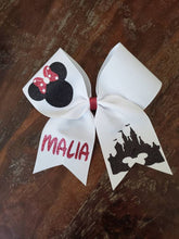 Load image into Gallery viewer, Mouse Cheer Bow with 1 Name