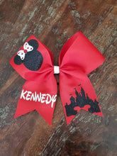 Load image into Gallery viewer, Mouse Cheer Bow with 1 Name