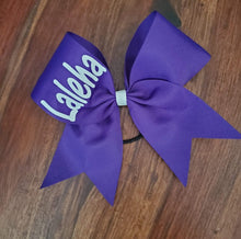 Load image into Gallery viewer, Cheer/Softball/Dance Bow with 1 Name
