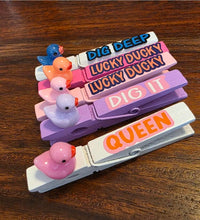 Load image into Gallery viewer, Cheer/Volleyball/Softball Clips with Sayings
