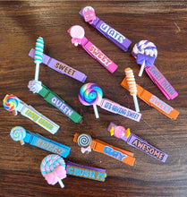 Load image into Gallery viewer, Cheer/Volleyball/Softball Clips with Sayings
