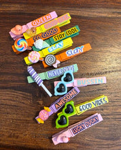 Load image into Gallery viewer, Cheer/Volleyball/Softball Clips with Sayings
