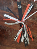 Soccer Spirit Ribbons/Hair Streamers with Name and Number