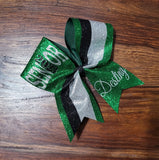 FULL Glitter Senior Cheer /Dance Bow with Year and Name