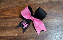 Load image into Gallery viewer, MINI Bow Key-chain with Half Glitter and 1 Name
