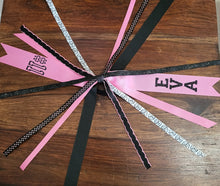 Load image into Gallery viewer, Volleyball Hair Tie Streamer/Spirit Ribbons with Name and Number
