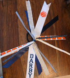 Basketball Spirit Ribbons/Hair Streamers/with Name and Number