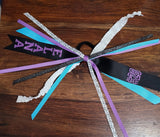 Volleyball Hair Tie Streamer/Spirit Ribbons with Name and Number