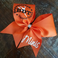 Cheer Bow/Softball Bow/Dance Bow with 2 Names.