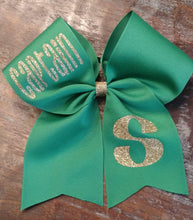 Load image into Gallery viewer, Cheer/Softball/Dance Bow with 2 Names.
