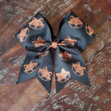 Fox Cheer Bow/Softball Bow /Dance Bow