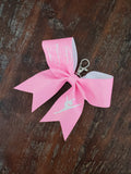 MINI FULL Glitter Bow Key-chain with Name and Sports Symbol