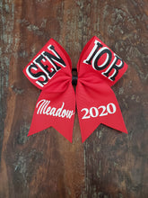 Load image into Gallery viewer, Senior Bow with year and name
