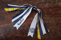 Softball Spirit Ribbons/Hair Streamers/Pony-O's with Name and Number