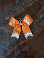 MINI Chevron Tail Bow Key-chain with 2 Names