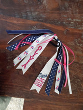 Load image into Gallery viewer, Volleyball Hair Tie Streamer/Spirit Ribbons with Name and Number

