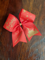 Wizard Best Birthday Ever Birthday Cheer Bow
