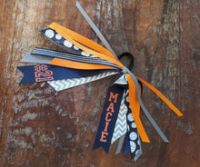 Load image into Gallery viewer, Volleyball Hair Tie Streamer/Spirit Ribbons with Name and Number
