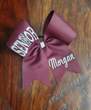 Load image into Gallery viewer, Cheer/Softball/Dance Bow with 2 Names.
