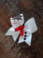 Snowman Cheer Bow