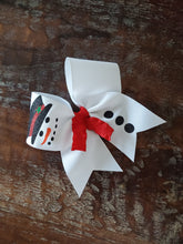 Load image into Gallery viewer, Snowman Cheer Bow
