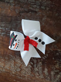Snowman Cheer Bow