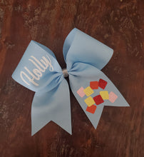 Load image into Gallery viewer, Cheer/Softball/Dance Bow with 2 Names.
