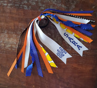 Softball Spirit Ribbons/Hair Streamers/Pony-O's with Name and Number