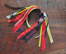 Load image into Gallery viewer, Volleyball Hair Tie Streamer/Spirit Ribbons with Name and Number
