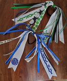 Volleyball Hair Tie Streamer/Pony-O's/Spirit Ribbons with Name and Number