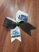Load image into Gallery viewer, MINI Bow Key-chain with Half Glitter and 2 Names
