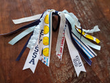 Softball Spirit Ribbons/Hair Streamers/Pony-O's with Name and Number