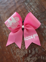 Animal Print Cheer Bow