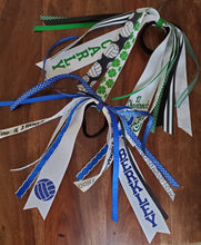 Load image into Gallery viewer, Volleyball Hair Tie Streamer/Spirit Ribbons with Name and Number

