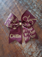 Wizard Cheer Bow with Name